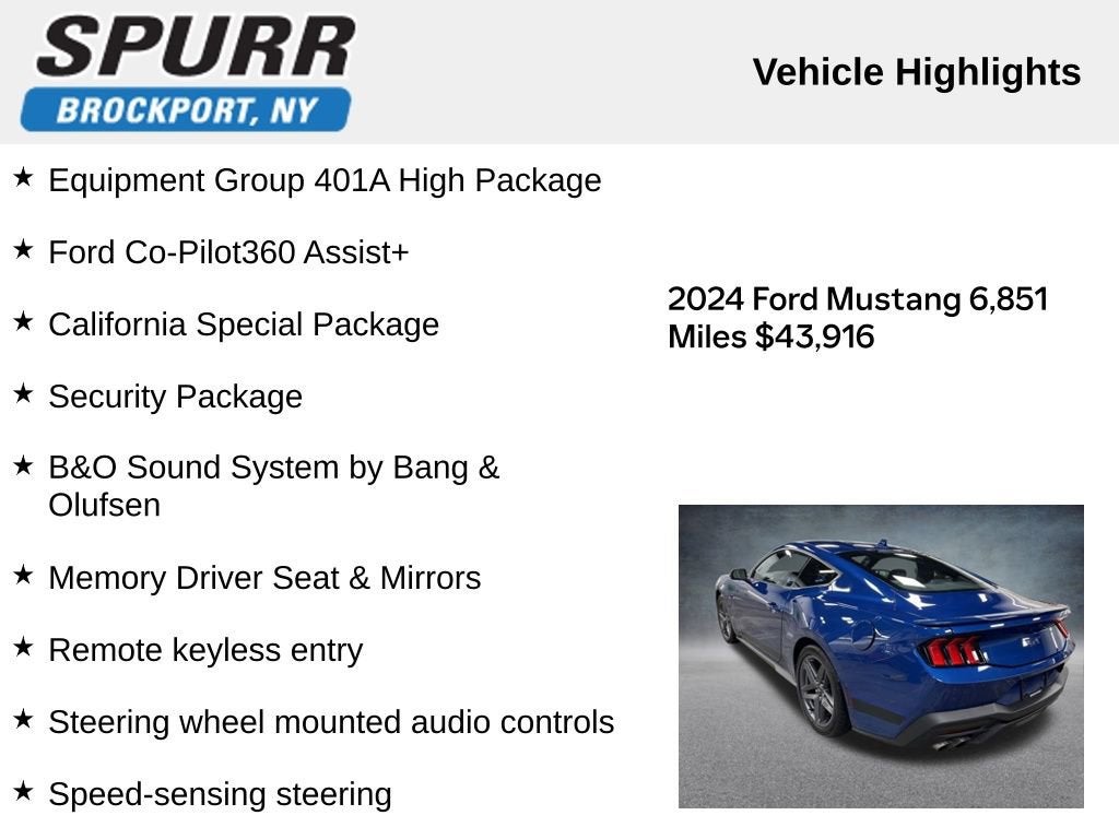 2024 Ford Mustang GT