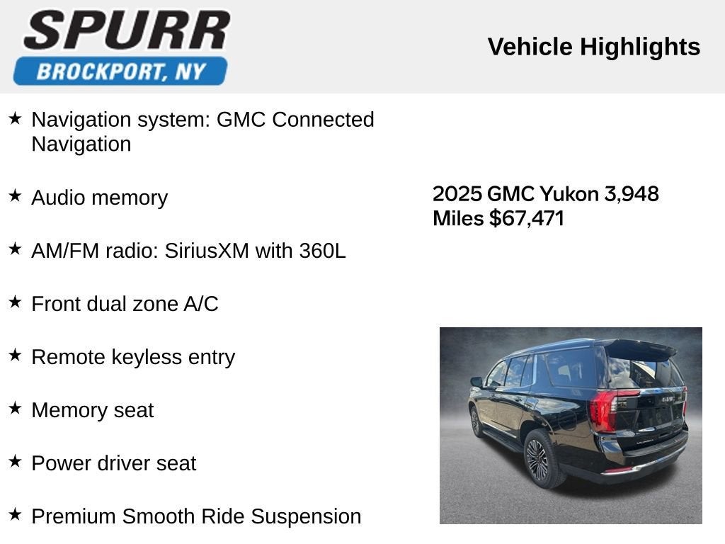 2025 GMC Yukon Elevation
