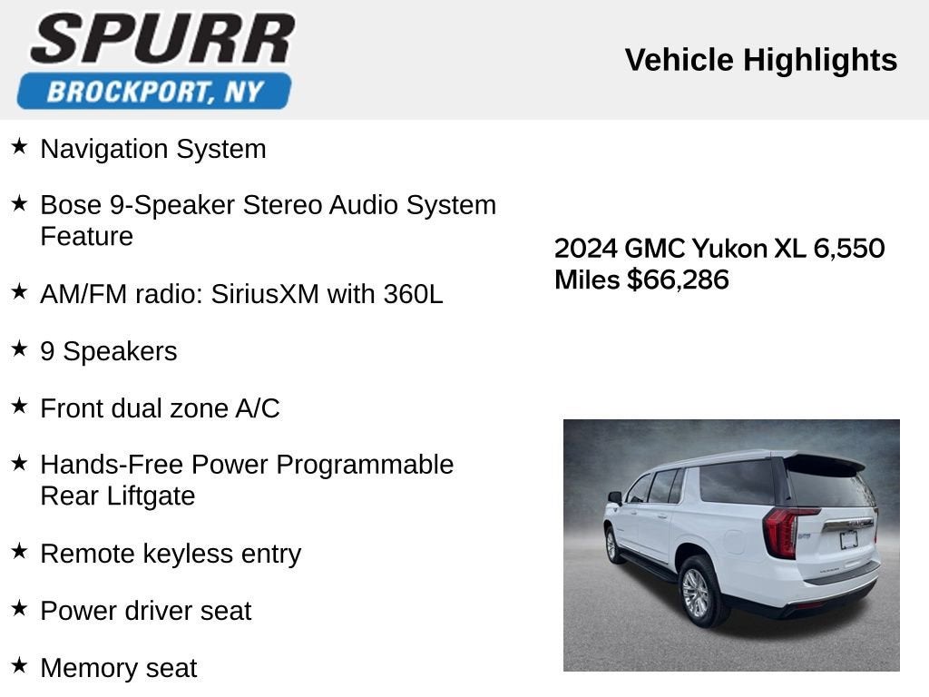2024 GMC Yukon XL SLT