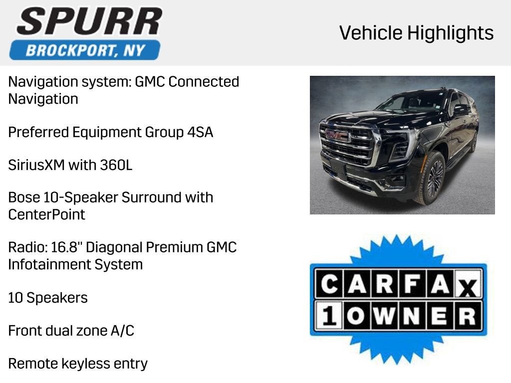 2025 GMC Yukon XL Elevation