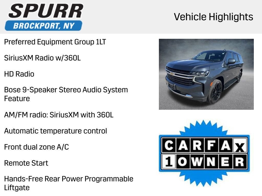 2021 Chevrolet Tahoe LT