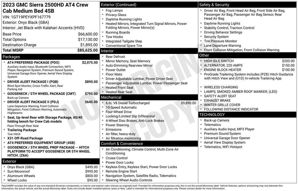 2023 GMC Sierra 2500 HD AT4