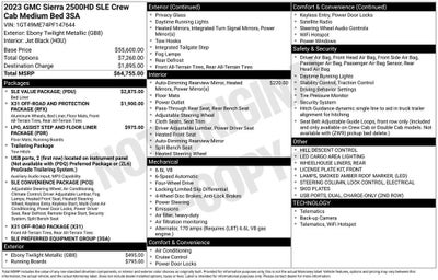 2023 GMC Sierra 2500 HD SLE