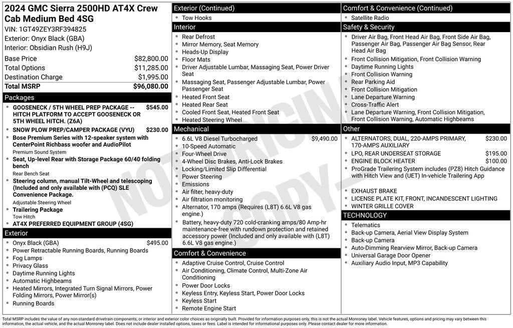 2024 GMC Sierra 2500 HD AT4X