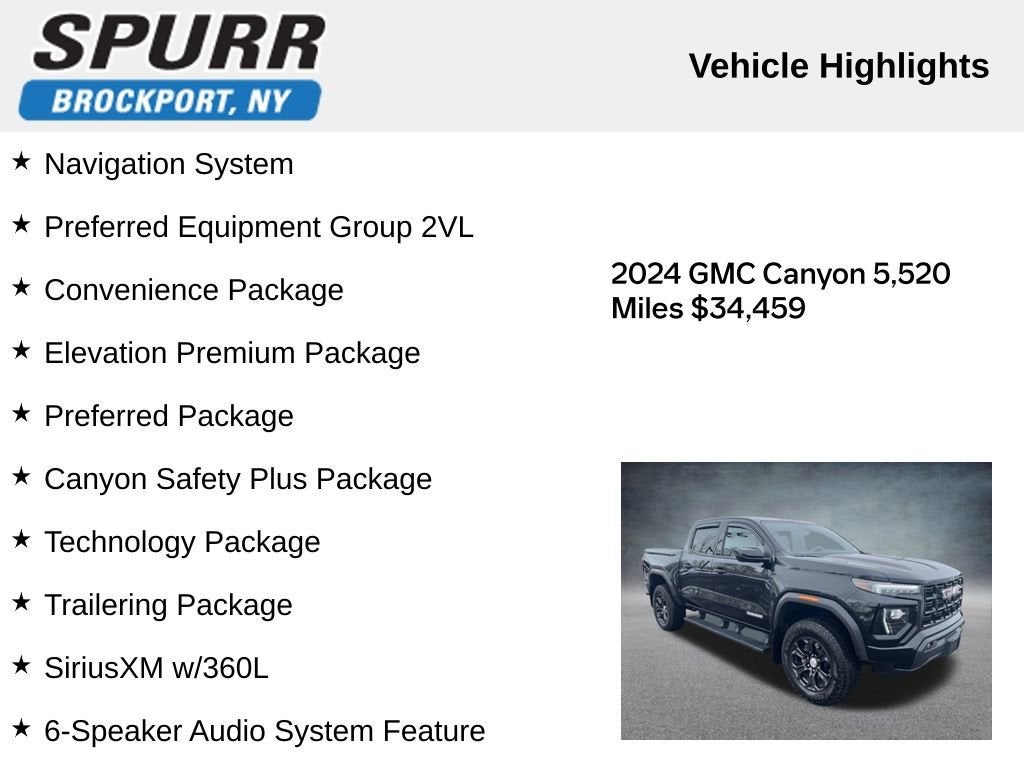 2024 GMC Canyon Elevation