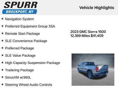 2023 GMC Sierra 1500 SLE