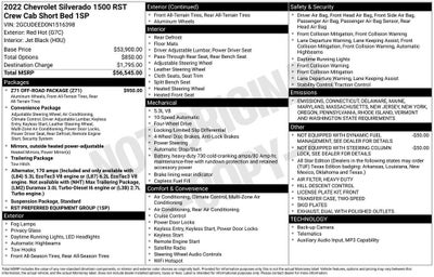 2022 Chevrolet Silverado 1500 RST