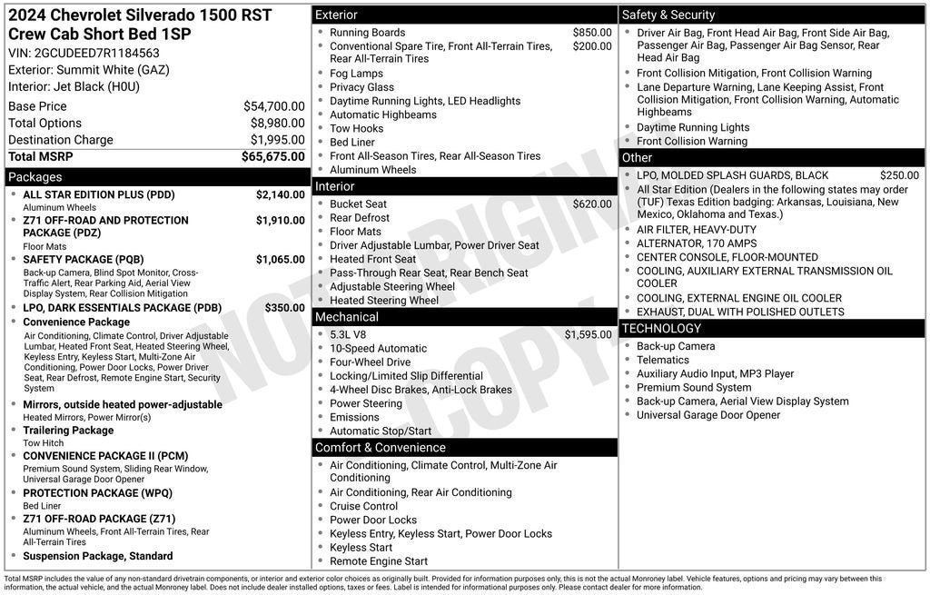 2024 Chevrolet Silverado 1500 RST
