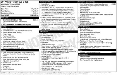 2017 GMC Terrain SLE