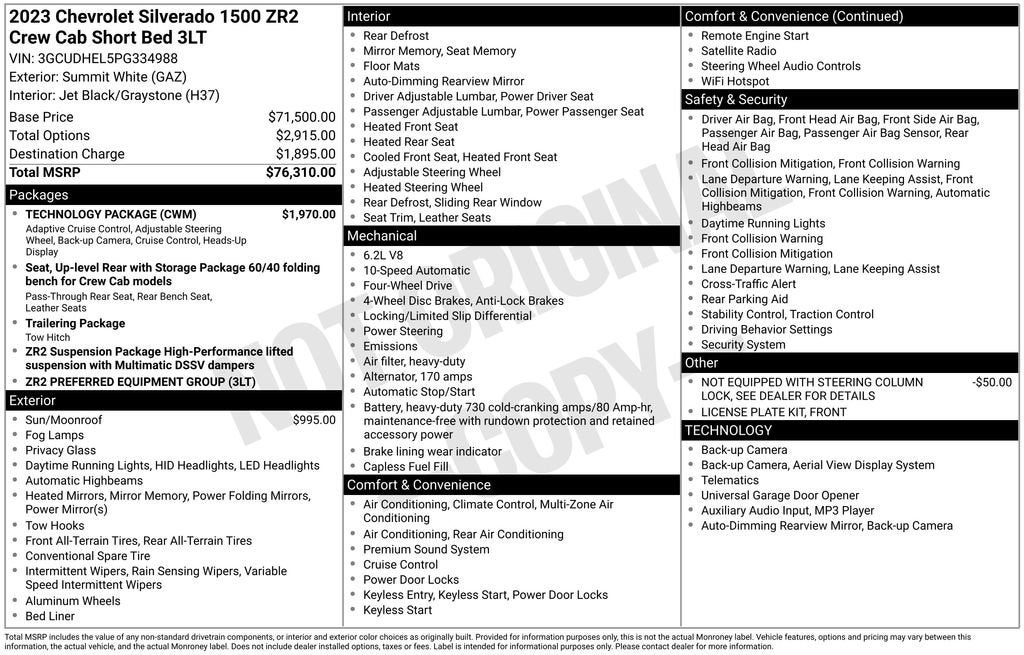 2023 Chevrolet Silverado 1500 ZR2