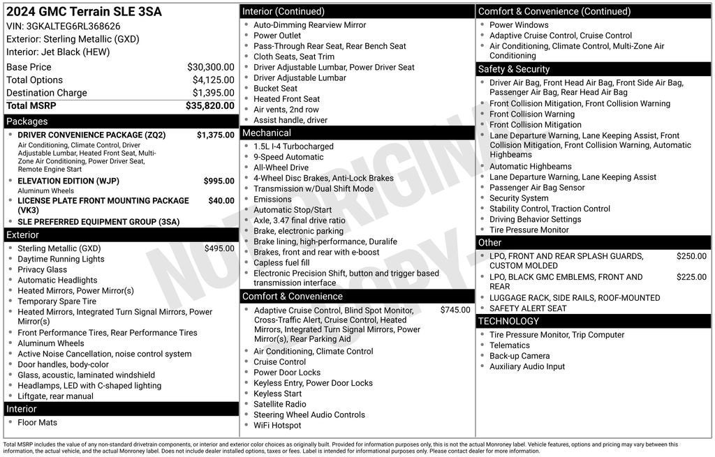 2024 GMC Terrain SLE