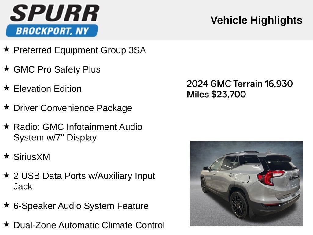 2024 GMC Terrain SLE