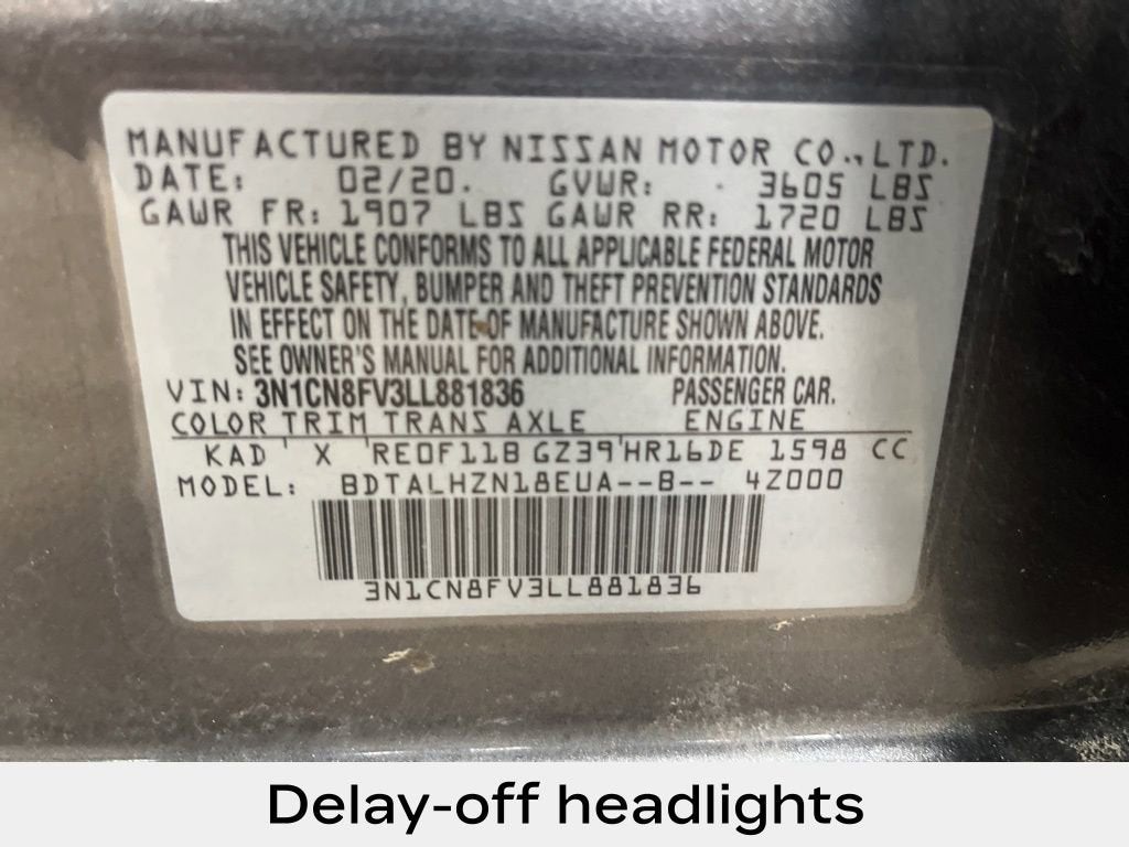 2020 Nissan Versa SR