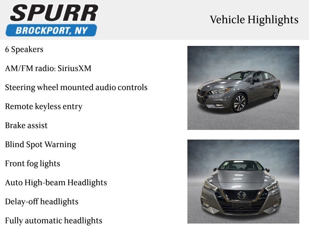 2020 Nissan Versa SR