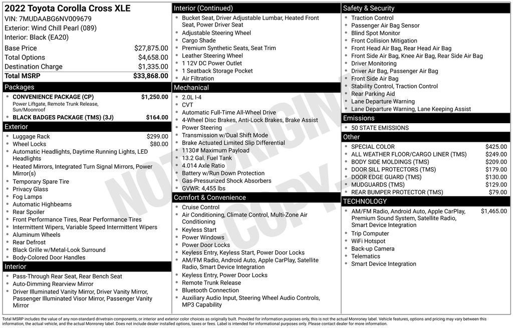 2022 Toyota Corolla Cross XLE