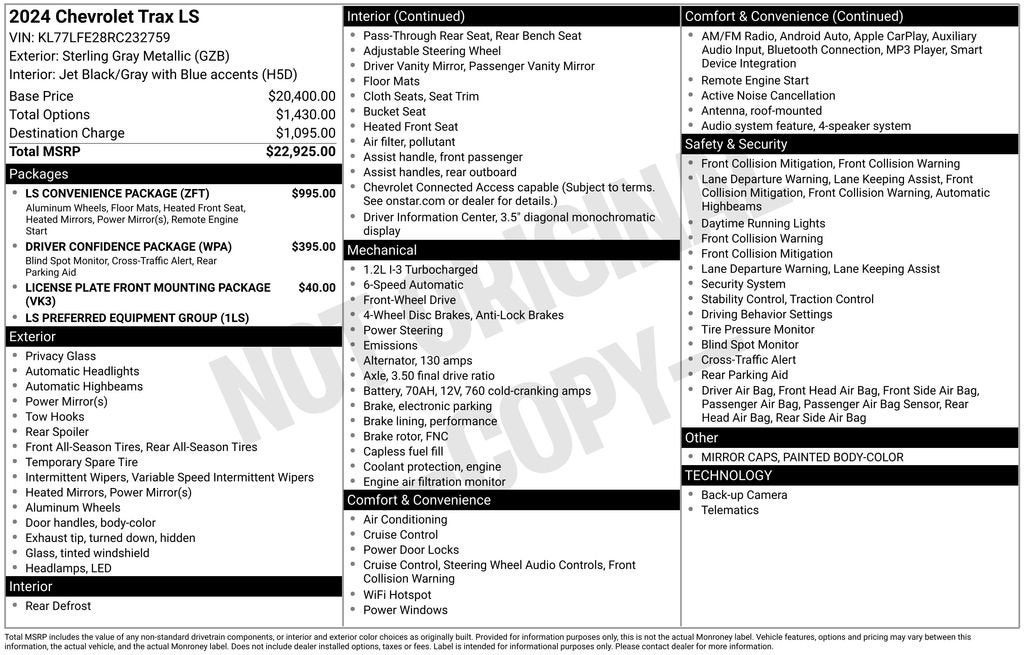 2024 Chevrolet Trax LS