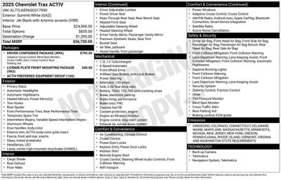 2025 Chevrolet Trax ACTIV