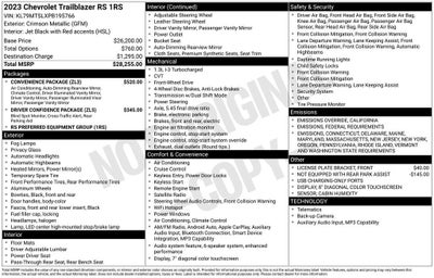 2023 Chevrolet Trailblazer RS