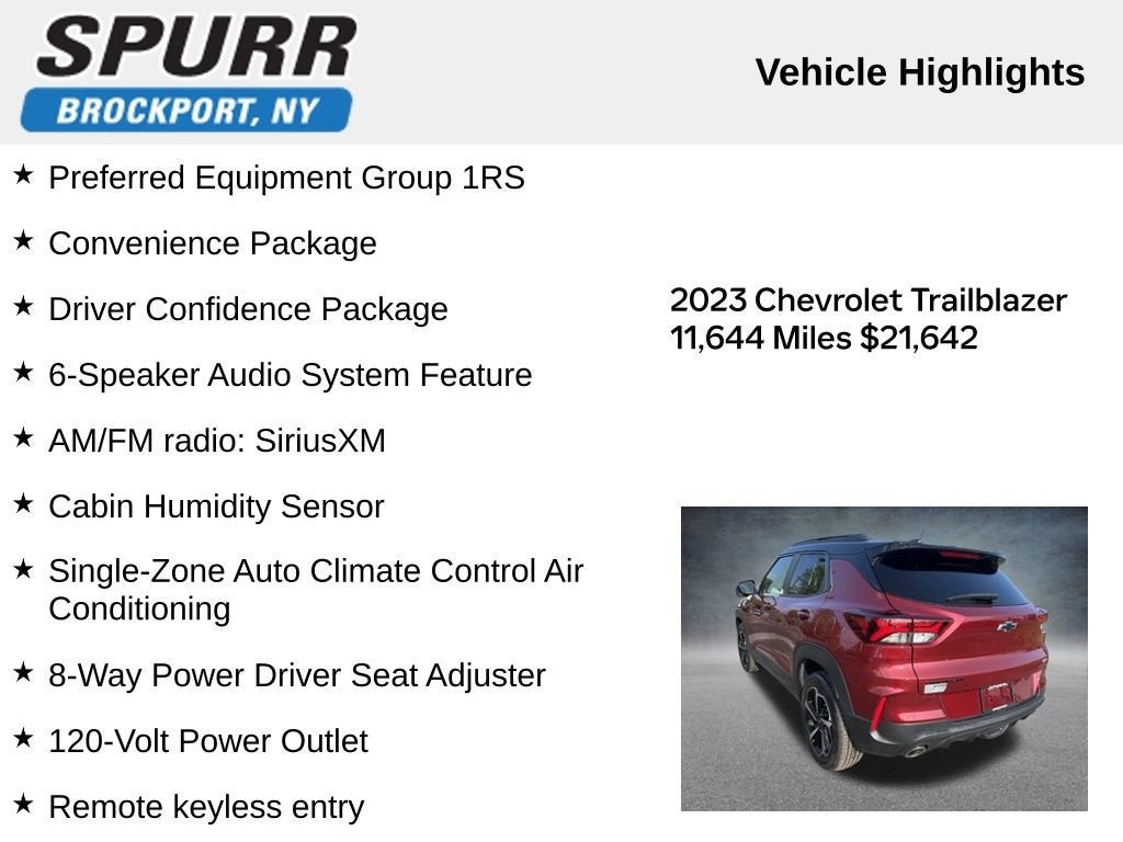 2023 Chevrolet Trailblazer RS