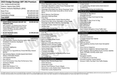 2023 Dodge Durango SRT 392