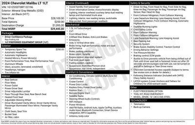 2024 Chevrolet Malibu 1LT