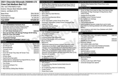 2021 Chevrolet Silverado 2500 HD LTZ