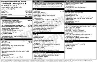 2020 Chevrolet Silverado 2500 HD Custom