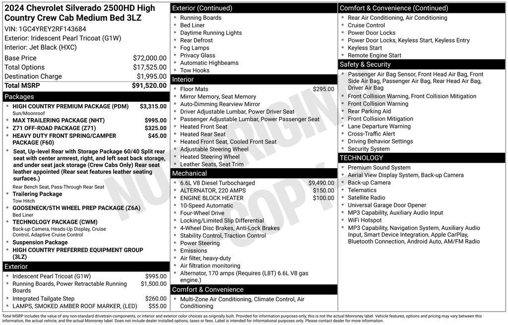 2024 Chevrolet Silverado 2500 HD High Country
