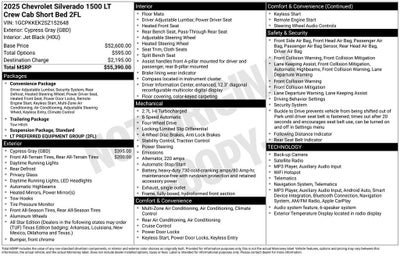 2025 Chevrolet Silverado 1500 LT (2FL)