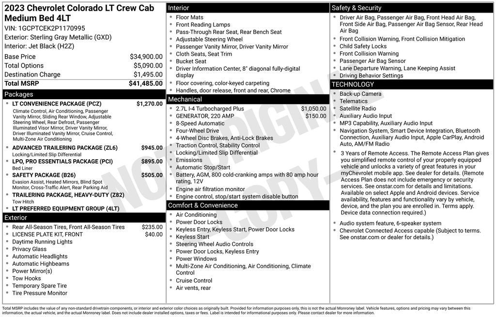 2023 Chevrolet Colorado LT