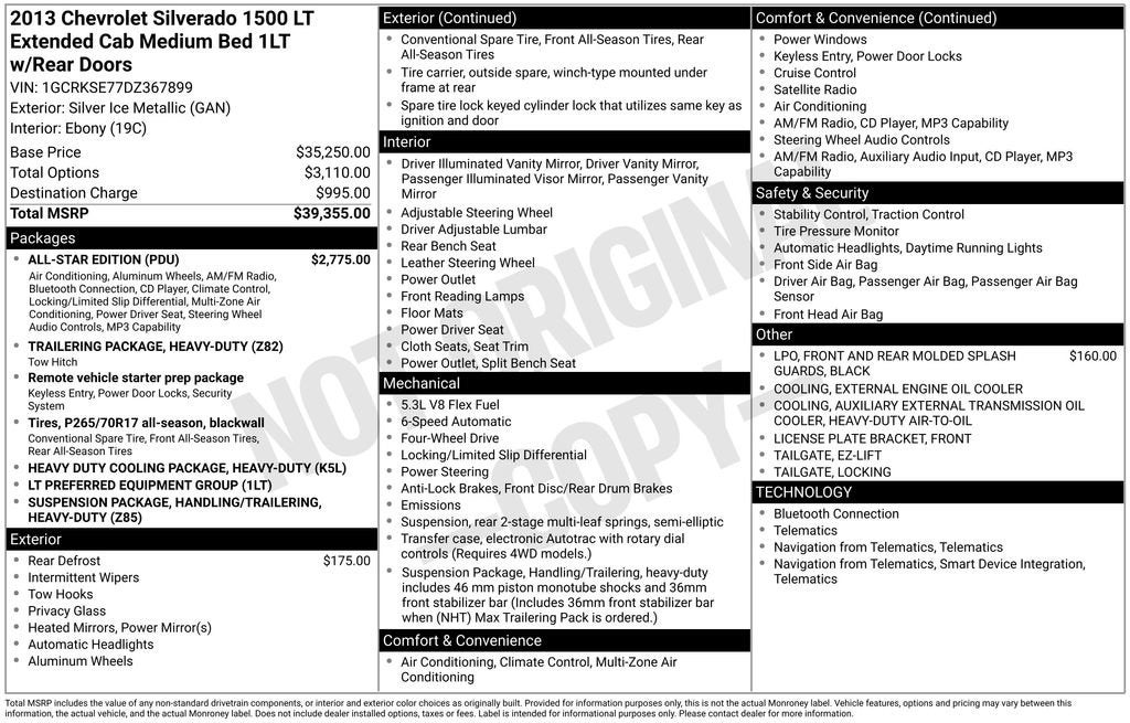 2013 Chevrolet Silverado 1500 LT