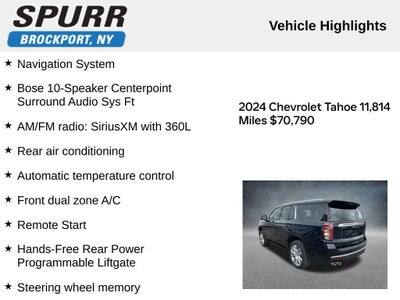 2024 Chevrolet Tahoe High Country