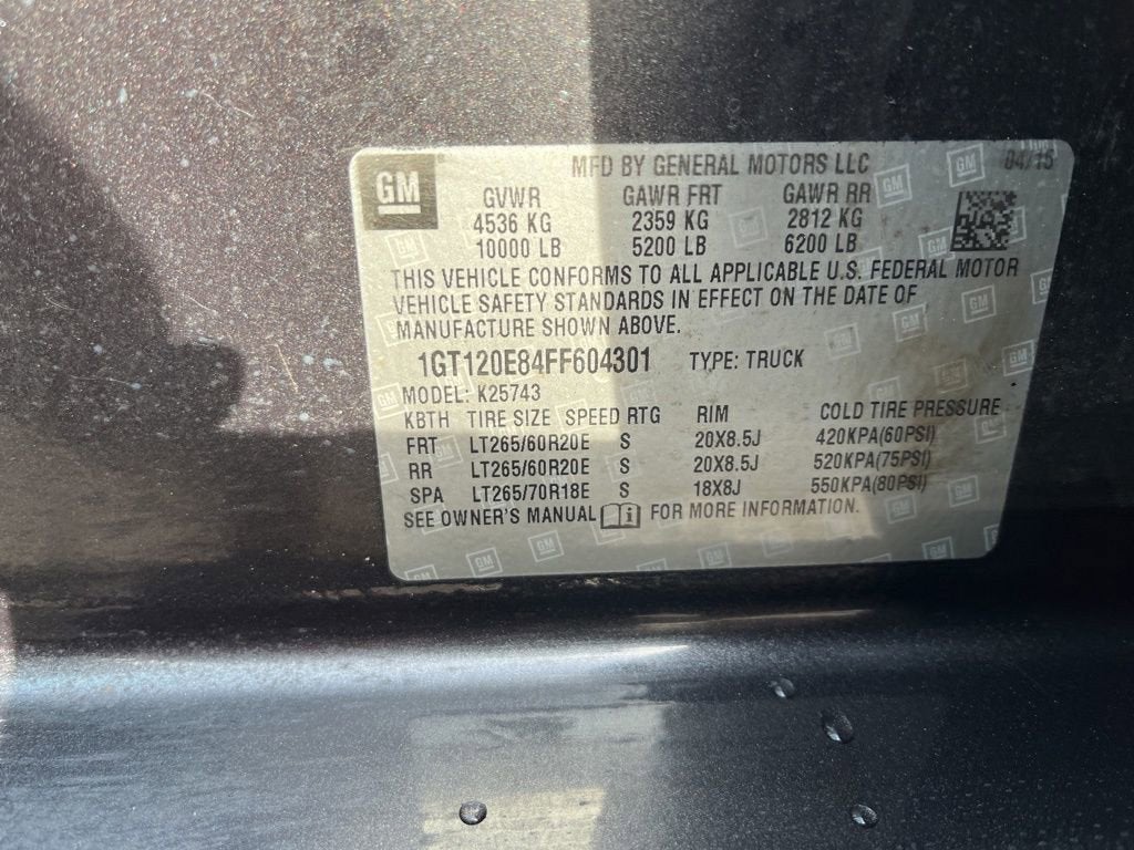 2015 GMC Sierra 2500 HD Denali