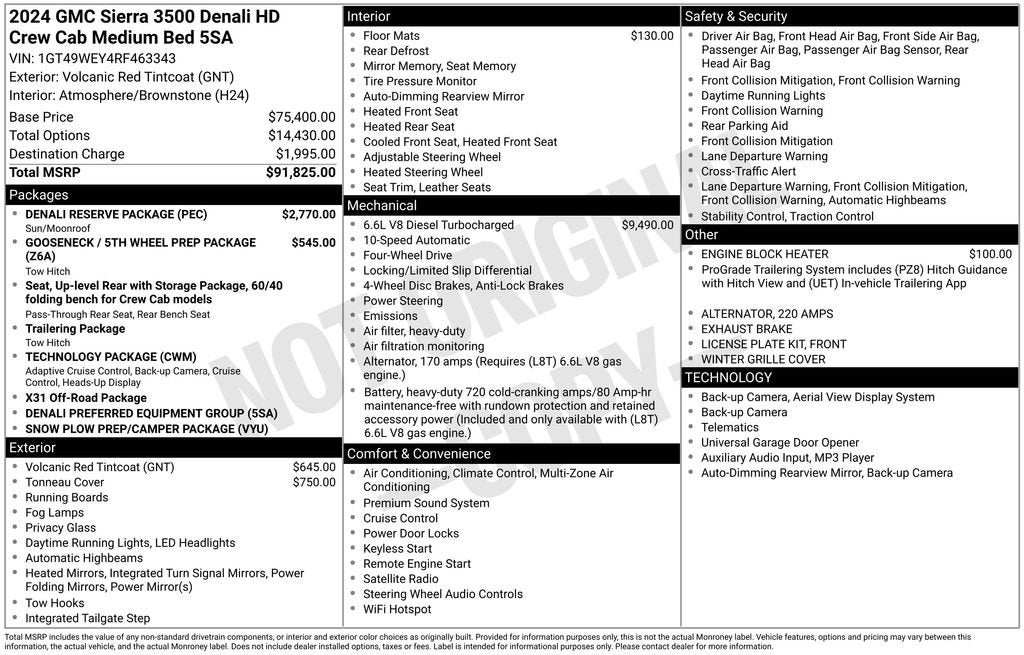 2024 GMC Sierra 3500 HD Denali