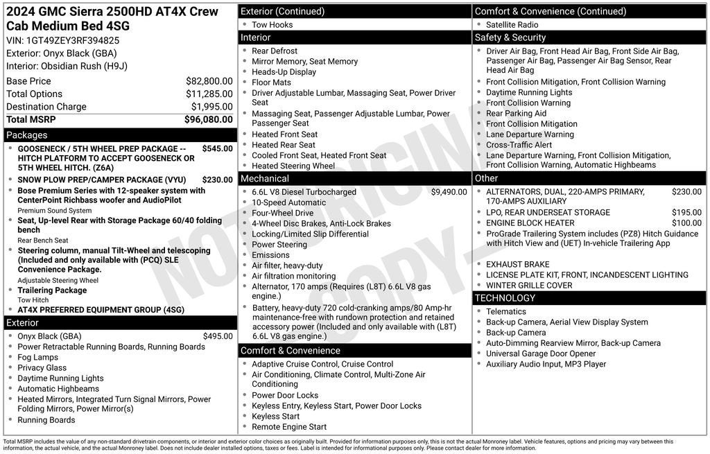 2024 GMC Sierra 2500 HD AT4X