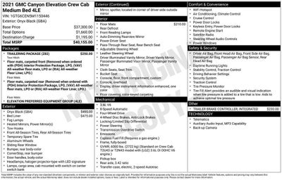 2021 GMC Canyon Elevation