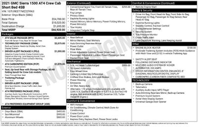 2021 GMC Sierra 1500 AT4