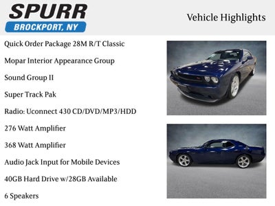 2013 Dodge Challenger R/T Classic