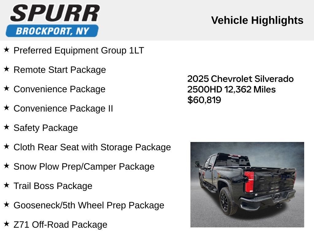 2025 Chevrolet Silverado 2500 HD LT