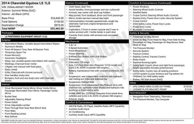 2014 Chevrolet Equinox LS
