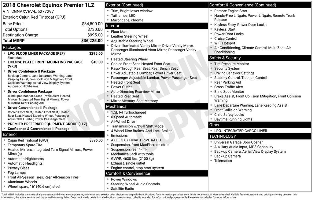 2018 Chevrolet Equinox Premier