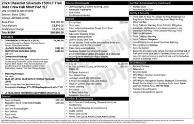 2024 Chevrolet Silverado 1500 LT Trail Boss