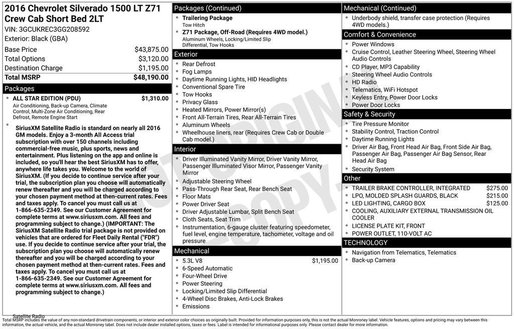 2016 Chevrolet Silverado 1500 LT