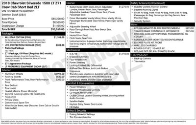 2018 Chevrolet Silverado 1500 LT