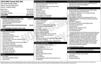 2024 GMC Terrain SLE