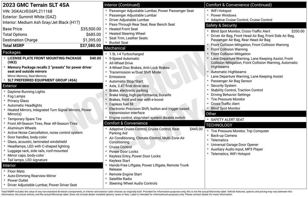 2023 GMC Terrain SLT