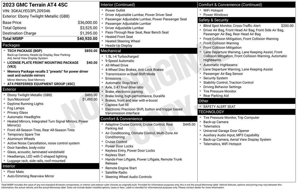 2023 GMC Terrain AT4