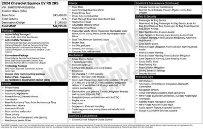 2024 Chevrolet Equinox EV 2RS