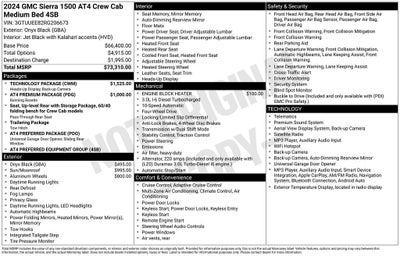 2024 GMC Sierra 1500 AT4