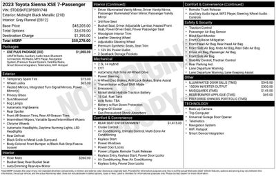 2023 Toyota Sienna XSE